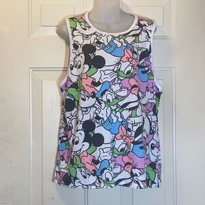 Disney Mickey Minnie Mouse Goofy Pluto Tank Top Shirt Size  XXL (19)